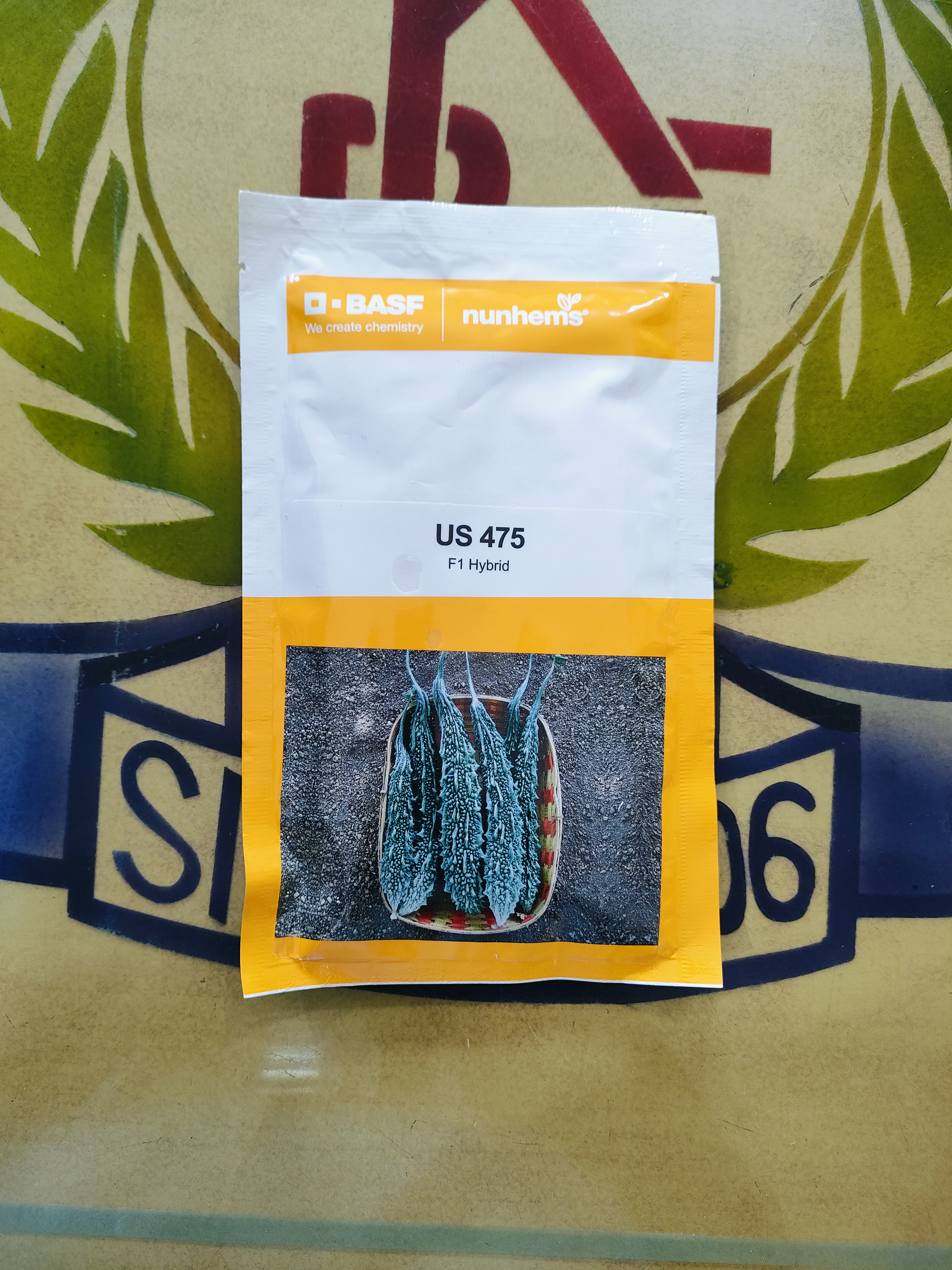 US - 475 F1 BASF Nunhems | 46g ( 250N ) | Hybrid Bitter Gourd Seeds