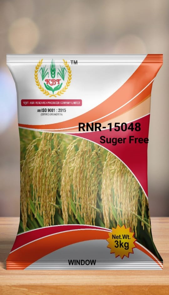 RNR-15048 ( SUGAR FREE ) Paddy 3Kg - KBT Agri Research