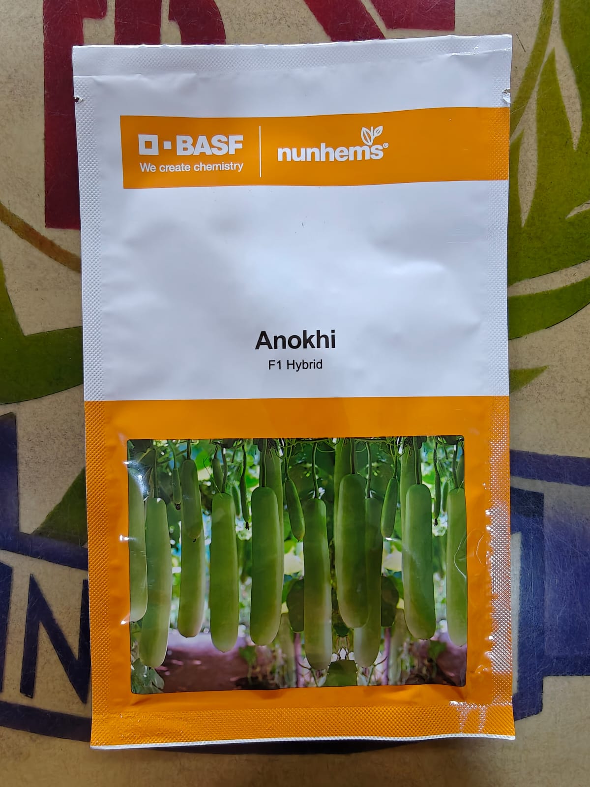Nunhems Anokhi F1 Hybrid Bottle Gourd Seeds (100N) - KBT Agri Research