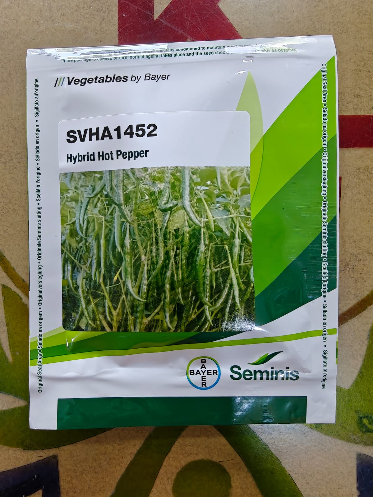 Seminis SVHA1452 Hybrid Hot Pepper Seeds (1500N) - KBT Agri Research