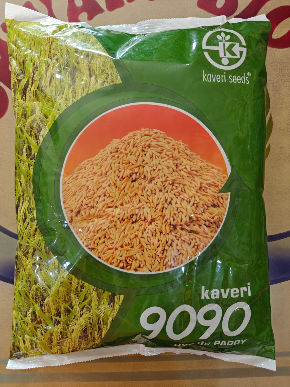Kaveri 9090 Hybrid Paddy Seeds - 3Kg