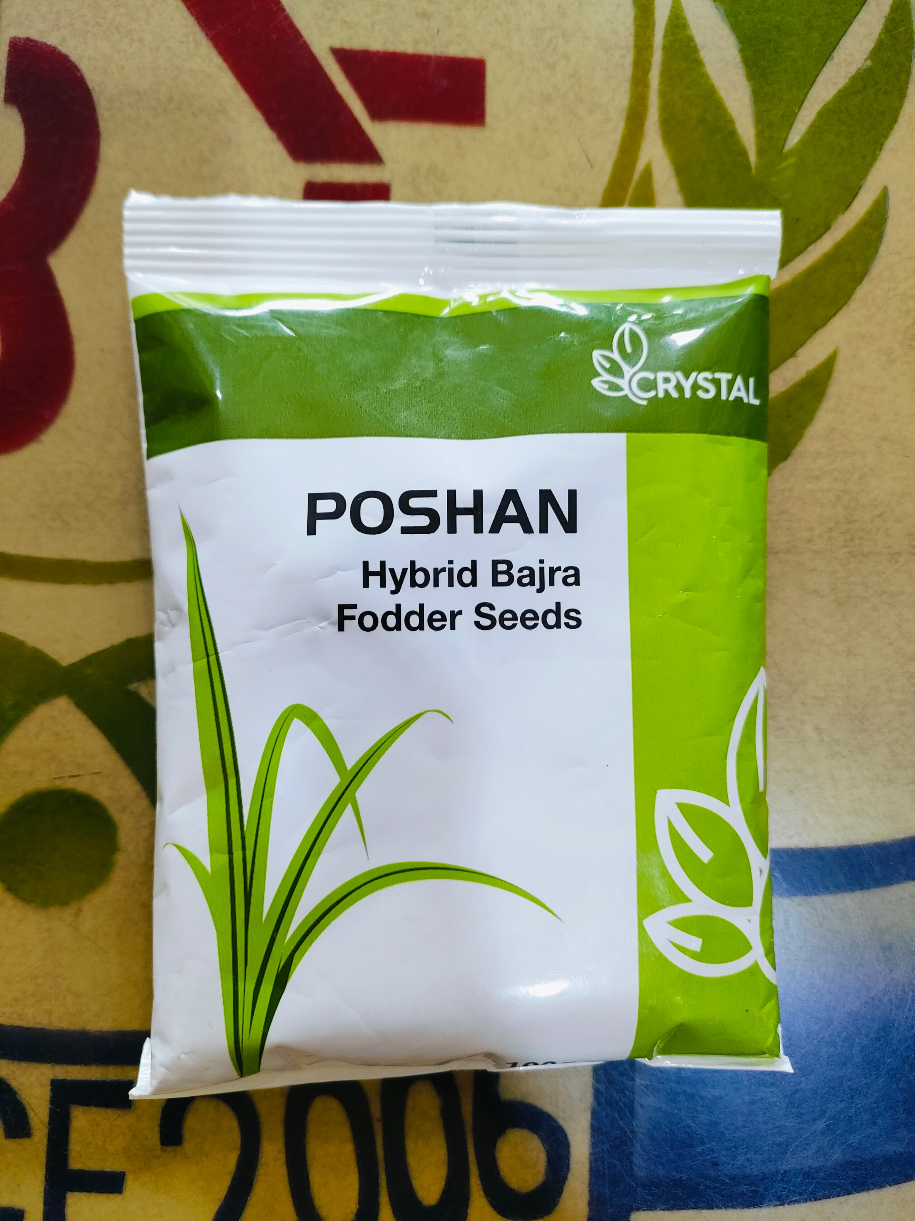 Crystal Poshan Hybrid Bajra Fodder Seeds 100g